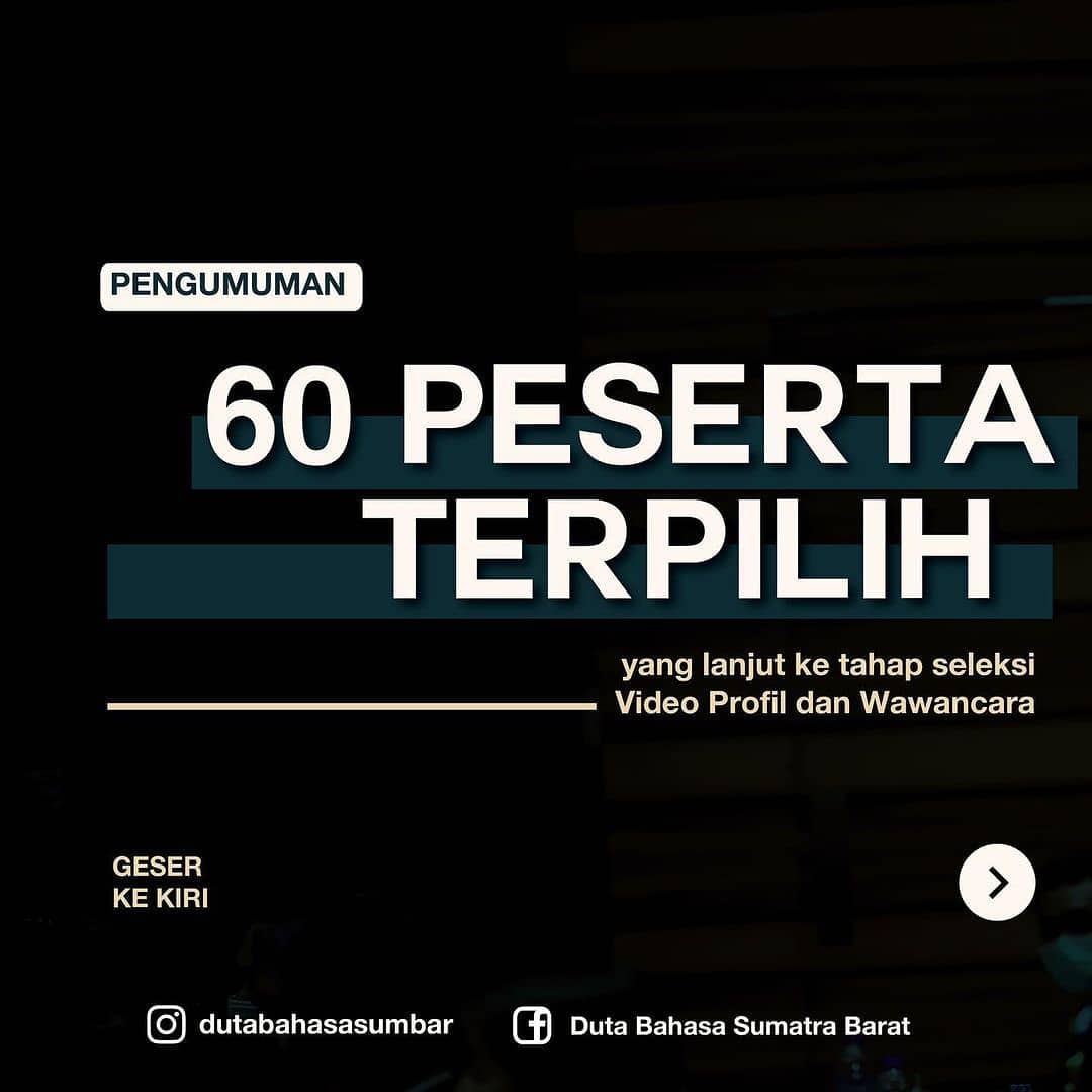 Duta Bahasa Sumatra Barat 2021