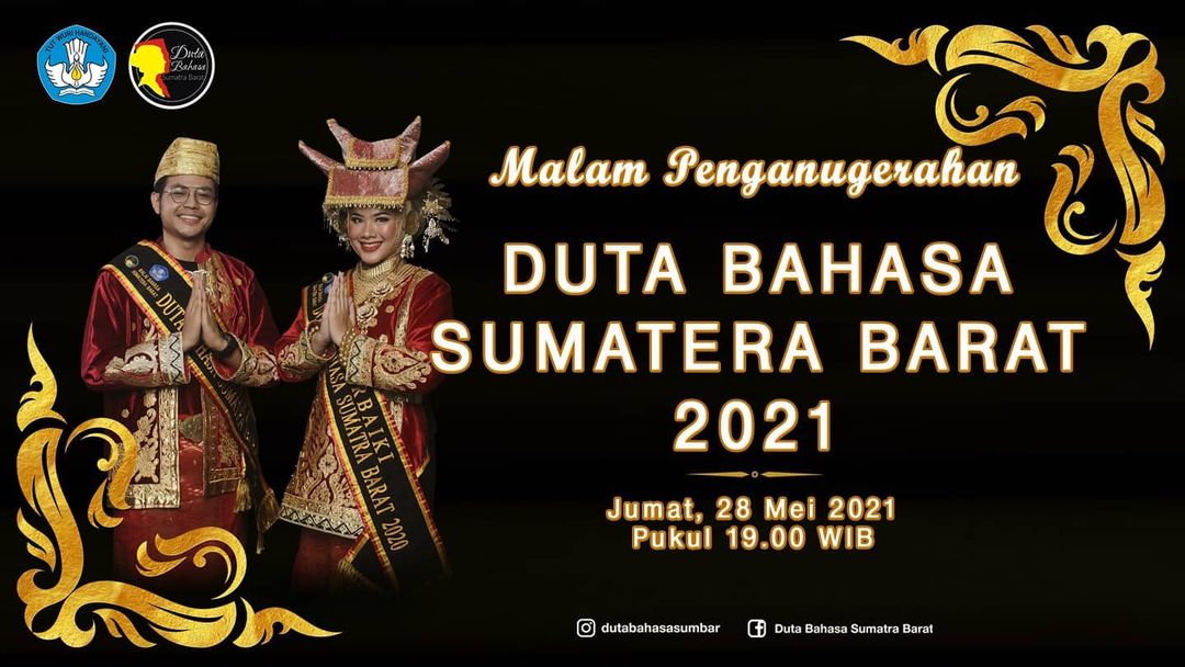 Malam Penganugerahan Duta Bahasa Sumatera Barat 2021
