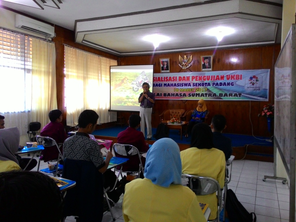 Sosialisasi dan Pengujian UKBI bagi Mahasiswa Se-Kota Padang