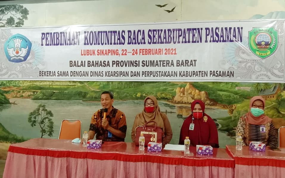 Pembinaan Komunitas Baca se-Kabupaten Pasaman